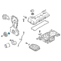 OEM 2015 Nissan Pathfinder Seal-Oil CRANKSHAFT Front Diagram - 13510-0Z400
