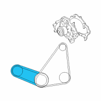 OEM 1995 Toyota Avalon Belt Diagram - 90080-91088-83