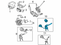 OEM 2022 Hyundai Santa Cruz KEY & CYLINDER SET-LOCK Diagram - 81905-K5010