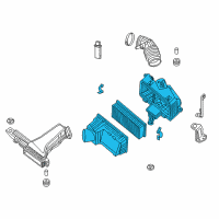 OEM 2015 Nissan Pathfinder Air Cleaner Diagram - 16500-3JA0C