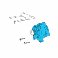 OEM 2007 Ford Crown Victoria Alternator Diagram - 6W1Z10346ADRM