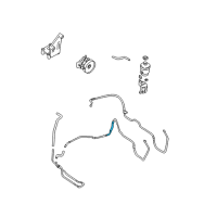 OEM 2003 Hyundai Santa Fe Tube & Hose Assembly-Return Diagram - 57560-26300--SJ