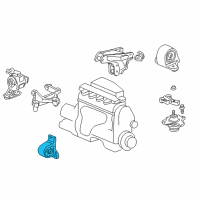 OEM 2003 Honda Civic Stopper, FR. Engine (CVT) Diagram - 50840-S5B-A90