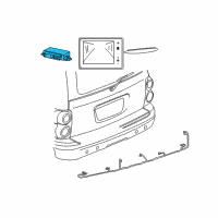 OEM 2008 Chrysler Aspen Module-Parking Assist Diagram - 5026154AD