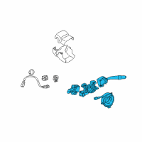 OEM Lexus IS300 Switch Assy, Turn Signal Diagram - 84310-53280