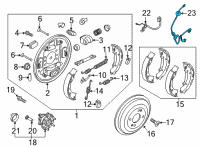 OEM Kia Rio Cable Assembly-Abs Ext, L Diagram - 91920H9300