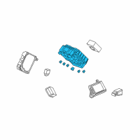 OEM Acura RDX Box Assembly, Fuse Diagram - 38200-STK-A02