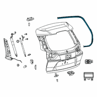 OEM 2019 Jeep Cherokee LIFTGATE Diagram - 5056310AC