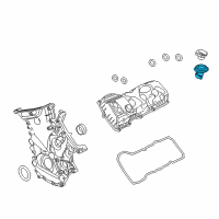 OEM 2021 Ford Expedition Filler Tube Diagram - HL3Z-6763-A