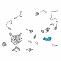 OEM 2019 Ford F-250 Super Duty Exhaust Pipe Diagram - HC3Z-9G437-A