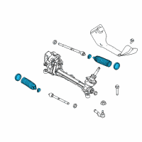 OEM Ford Escape Boot Kit Diagram - AV6Z-3332-A
