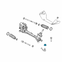 OEM 2014 Ford Fiesta Support Nut Diagram - -W520203-S442