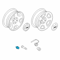 OEM 2005 Ford F-150 Wheel Diagram - 7L3Z-1015-E