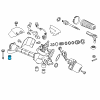 OEM 2013 Honda CR-Z Bush C, Steering Gear Box Mounting Diagram - 53686-TK6-A01