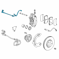 OEM 2018 Chevrolet Corvette Wear Indicator Diagram - 84649599