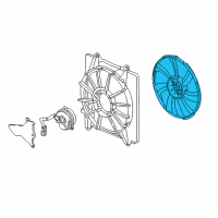OEM 2017 Acura TLX Fan, Cooling Diagram - 38611-RV0-A01