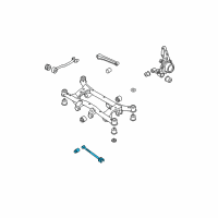 OEM 2005 Hyundai Tucson Arm Assembly-Trailing Diagram - 55210-2E610