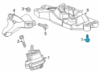 OEM 2017 Chevrolet Spark Bracket Bolt Diagram - 11588741