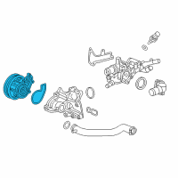 OEM 2020 Honda Accord Water Pump Diagram - 19200-6A0-A01