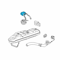 OEM 1994 Mercury Sable Sending Unit Lock Ring Diagram - E6DZ-9C385-A