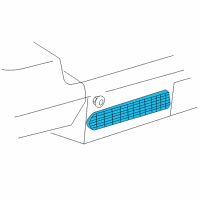 OEM 2013 Toyota FJ Cruiser Reflector Diagram - 81910-35060