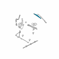 OEM 2008 Mercury Mariner Front Blade Diagram - 9L8Z-17528-A