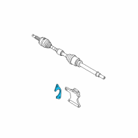 OEM 2010 Nissan Versa Retainer-Bearing, Front Drive Shaft Diagram - 39776-EN000