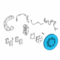 OEM 2018 Lexus LC500 Disc, Front RH Diagram - 43512-11010
