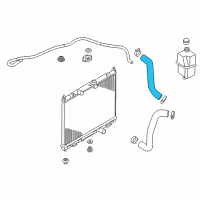 OEM 2013 Nissan NV200 Hose-Radiator, Upper Diagram - 21501-3LM0A