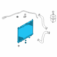 OEM Nissan NV200 Radiator Assy Diagram - 21410-3LM0A