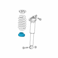 OEM 2018 GMC Acadia Lower Insulator Diagram - 23370009