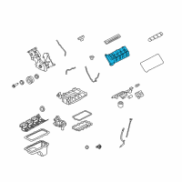 OEM 2010 Ford Mustang Valve Cover Diagram - 7R3Z-6582-NA