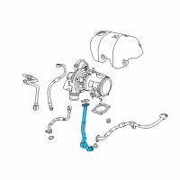 OEM 2015 Dodge Dart Tube-Oil Drain Diagram - 4892964AE