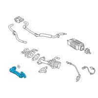 OEM Lexus Pipe Sub-Assembly, EGR Diagram - 25601-25011