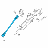 OEM BMW 440i xDrive Gran Coupe Steering Spindle Bottom W/Double Joint Diagram - 32-30-6-791-299