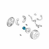 OEM 2009 Scion tC Rear Sensor Ring Diagram - 89544-32040