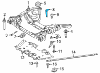 OEM 2022 BMW 530i xDrive Heat Resistant Plate Diagram - 31-14-6-861-394