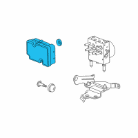 OEM Saturn Vue Electronic Brake Control Module Kit Diagram - 19178838