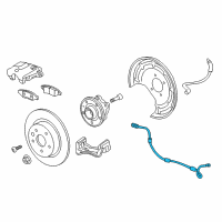 OEM Buick Envision Rear Speed Sensor Diagram - 84250929