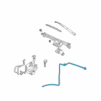 OEM 2004 Mercury Mountaineer Hose Assembly Diagram - 3L2Z-17K605-AA