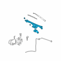 OEM Mercury Motor & Linkage Diagram - 5L2Z-17508-AA