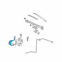 OEM 2007 Mercury Mountaineer Hose Diagram - 1L2Z-17A605-AA