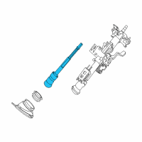 OEM 2018 Nissan Altima Joint Assy-Steering Column, Lower Diagram - 48080-3TA0A