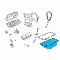 OEM 2004 Chevrolet Impala Pan Asm-Oil Diagram - 12563240