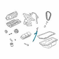 OEM 1998 Pontiac Grand Prix Oil Tube Diagram - 24508129