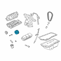 OEM 1996 Pontiac Bonneville Balancer Asm-Crankshaft Diagram - 12563268