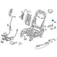OEM 2020 Acura MDX Switch Assembly, Driver Side Lumbar Support (Premium Black) Diagram - 81652-TYR-A01ZA