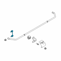 OEM 2017 Ford Focus Stabilizer Link Diagram - G1FZ-5C486-A