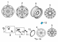 OEM 2021 Ford F-150 COVER - WHEEL Diagram - ML3Z-1130-A