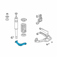 OEM 2011 Honda Civic Arm, Right Rear (Upper) Diagram - 52390-SNA-A00